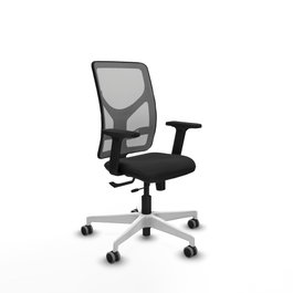 PIQUERAS Y CRESPO Silla de oficina Motilla Sincro/Traslack Negro/Gris