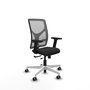 PIQUERAS Y CRESPO Silla de oficina Motilla Sincro/Traslack Negro/Gris