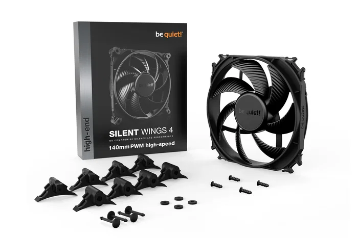 be quiet! Silent Wings 4 PWM high-speed 140mm Negro