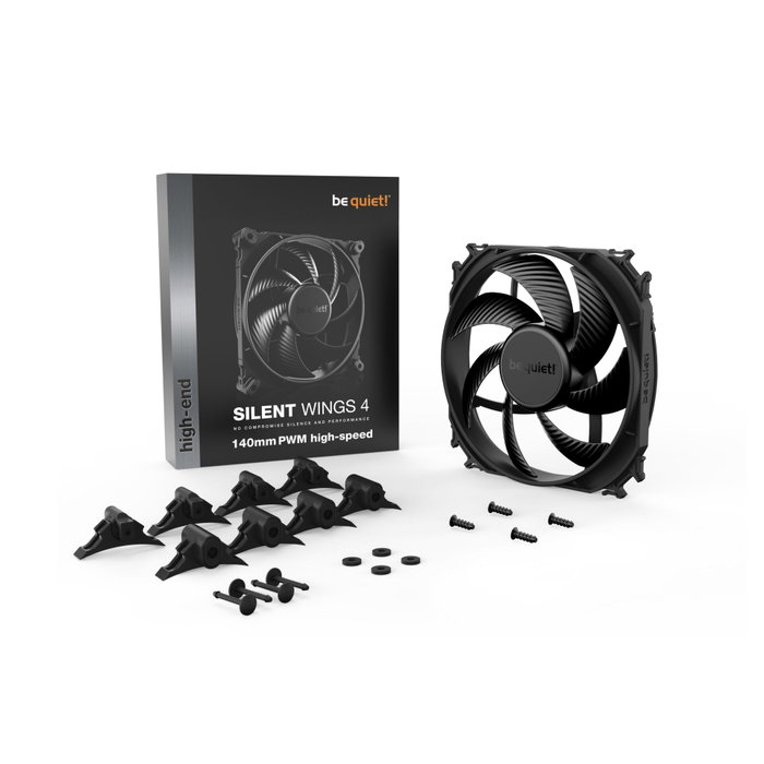 be quiet! Silent Wings 4 PWM high-speed 140mm Negro