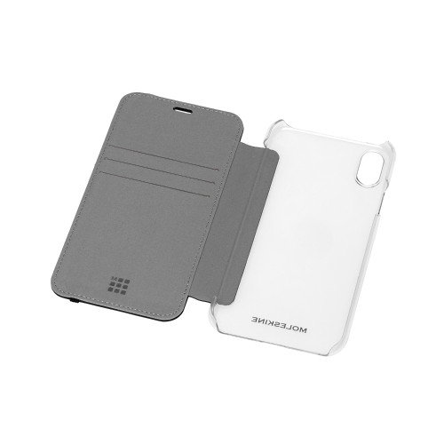 Moleskine Funda Transparente Compatible con iPhone XR - Incluye Plantillas de Papel