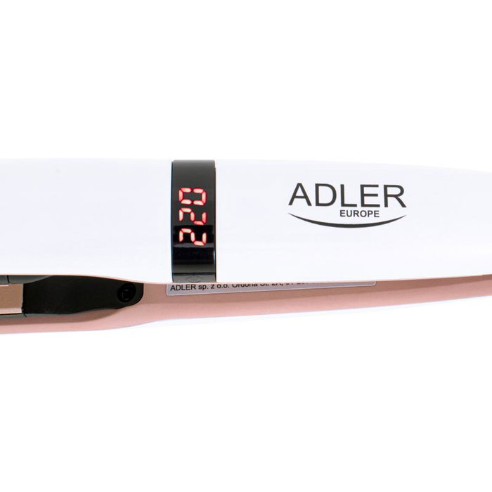 ADLER Plancha de Pelo Cerámica con Pantalla LCD 45W