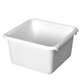 FERVIK OVIPLAS Cubeta Cuadrada para Almacenaje, 34 x 34 x 19 cm, 14 Litros de Capacidad