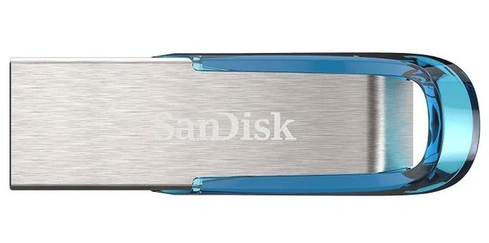 Sandisk Ultra Flair 64 GB USB 3.2 Gen 1 Azul y Plata