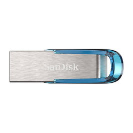 SanDisk Ultra Flair USB 3.2 Gen 1 Memoria USB 64 GB Azul Plata 150 MB/s