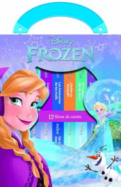 PI KIDS Disney Frozen: Elsa, Anna, Olaf, y más! - Mi primera biblioteca - 12 libros de cartón