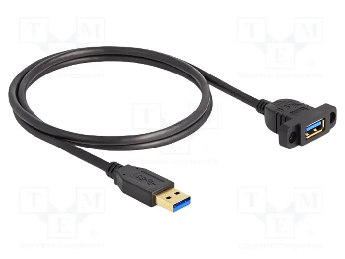 DeLOCK Cable SuperSpeed USB 3.2 Gen 1 de 1 m Tipo-A macho a hembra negro DeLOCK Cable SuperSpeed USB 3.2 Gen 1 de 1 m Tipo-A macho a hembra negro