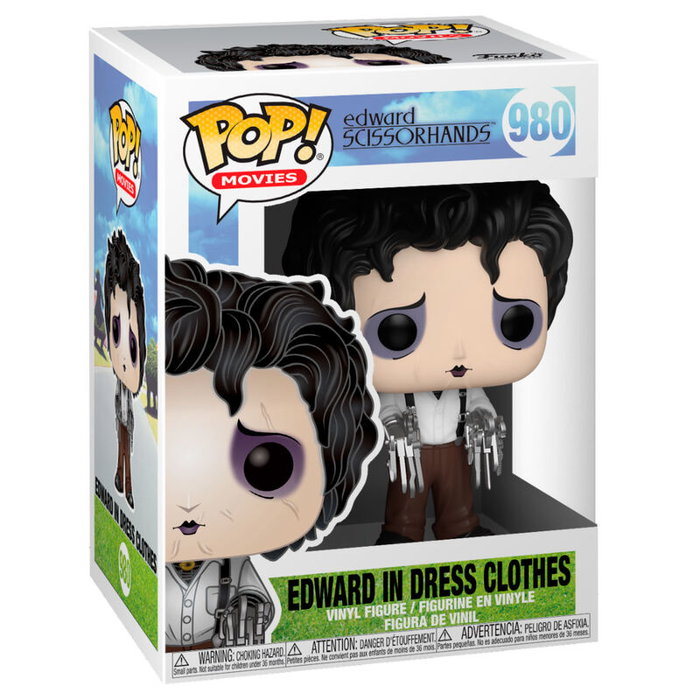 Funko Figura POP Eduardo Manostijeras Edward in Dress Clothes 9cm Vinilo Figura Coleccionable