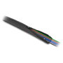 DeLOCK Manga trenzada con cierre de cremallera resistente al calor 5 m x 50 mm negro