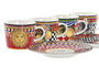 DKD Home Decor Conjunto de Taza y Platillo Limone Sicilia 2024