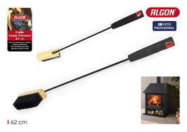 Algon Bbq Cepillo Limpia Chimenea 63 cm Largo x 9.9 cm Ancho x 4 cm Alto para Barbacoa (12 Unidades)