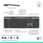 Logitech Teclado Inalámbrico Signature Slim Solar+ Grafito Diseño Polaco