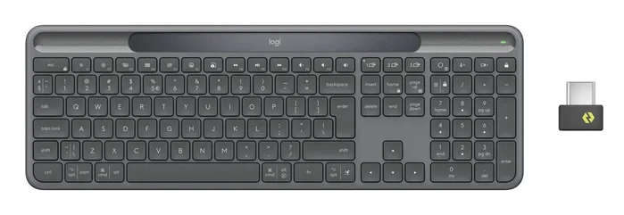 Logitech Teclado Inalámbrico Signature Slim Solar+ Grafito Diseño Polaco Logitech Teclado Inalámbrico Signature Slim Solar+ Grafito Diseño Polaco