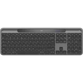 Logitech Teclado Inalámbrico Signature Slim Solar+ Grafito Diseño Polaco