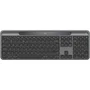 Logitech Teclado Inalámbrico Signature Slim Solar+ Grafito Diseño Polaco