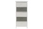 DKD Home Decor Cajonera Blanco Gris 5 Cajones 29 x 90 x 40 cm