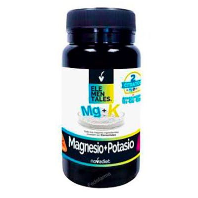 NOVADIET Magnesio Potasio Cítricos 60 Comprimidos para Sistema Nervioso Músculos Energía NOVADIET Magnesio Potasio Cítricos 60 Comprimidos para Sistema Nervioso Músculos Energía