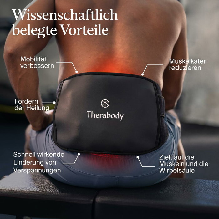 Therabody ThermaBack FG Manta de Calor EU/UK Negro