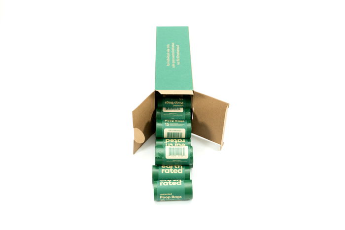 Earth Rated Bolsas Eco-Friendly para Recogida de Excrementos, Extra Largas y Resistentes, 21 Rollos