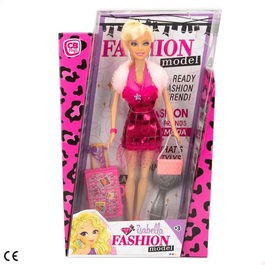 Color Baby Muñeca Isabella con 4 Piezas de Accesorios, Modelos Surtidos