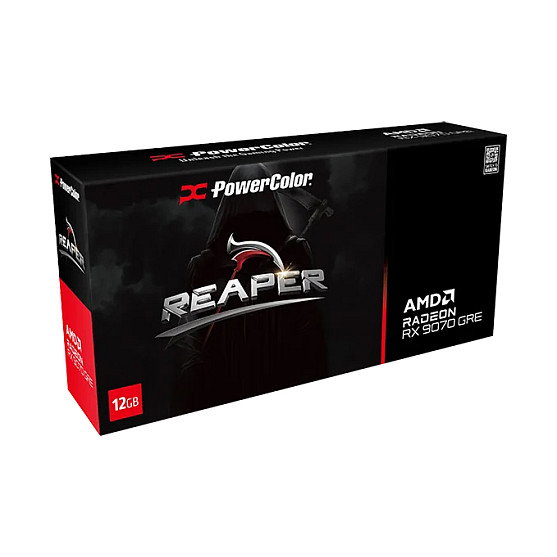 PowerColor Reaper AMD Radeon RX 9070 GRE 12GB GDDR6 Tarjeta Gráfica