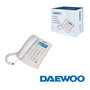 Daewoo - Teléfono supletorio, inalámbrico, para cocina, baño o habitación (Base y auricular)