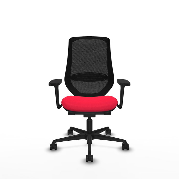 PIQUERAS Y CRESPO Silla de oficina Mardos con mecanismo Sincro/Traslack, Rojo y Negro PIQUERAS Y CRESPO Silla de oficina Mardos con mecanismo Sincro/Traslack, Rojo y Negro