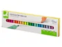 Q-connect Rotulador fluorescente punta biselada, estuche de sobremesa, 23 unidades, colores surtidos