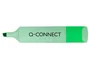 Q-connect Rotulador fluorescente punta biselada, estuche de sobremesa, 23 unidades, colores surtidos