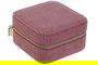 DKD Home Decor Joyero Urban Magenta Crema Poliester 9.5 x 5 x 9.5 cm (4 Unidades)