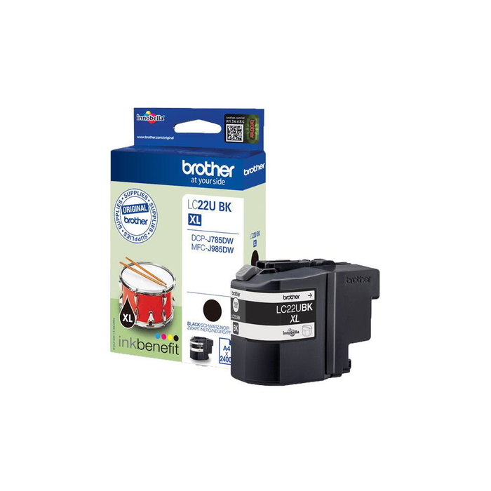 Brother LC22UBK Negro Alto Rendimiento (XL)