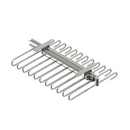 HERRAJES ALK Pantalonero Extracción Total para 11 Perchas Acabado Cromo / Grafito Cromo 9037.39 / 9037.257