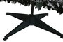 DKD Home Decor Árbol LED Nevado Plegable Rojo y Blanco