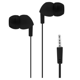 TNB Auriculares BE COLOR con cable jack negro
