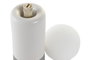 DKD Home Decor Lámpara de Sobremesa de Cerámica y Cristal Bicolor G9