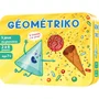 Géométriko - Asmodee - 4 juegos de geometría - Quiz, rummy, 7 familias o el ahorcado - 7 años