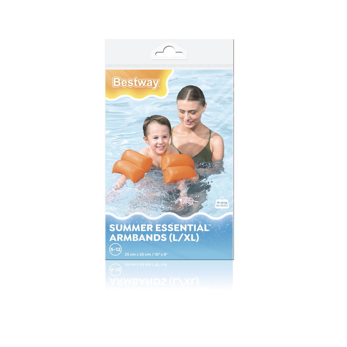 Bestway Manguitos Hinchables Color Surtido Diseño Liso 25x20cm +5-12 Años Playa y Piscina Bestway 32325