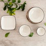 Quid Bol Ensaladera Porcelana Gastro Black 20,5 cm (6 Unidades)