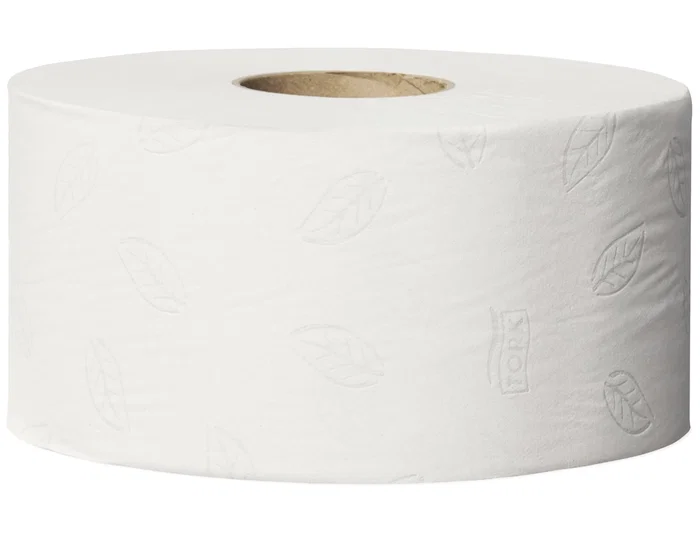 Tork Papel Higiénico Mini Jumbo 2 Capas 160 m Rollo para Dispensador T2, Blanco, Ecolabel