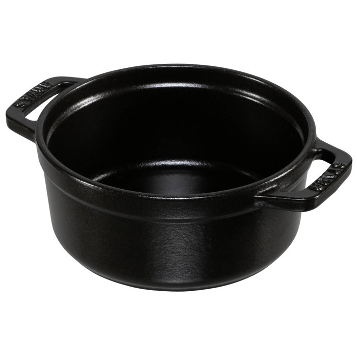 Staub Cocotte Redonda de Hierro Fundido 12 cm Negro