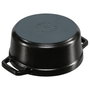 Staub Cocotte Redonda de Hierro Fundido 12 cm Negro