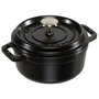 Staub Cocotte Redonda de Hierro Fundido 12 cm Negro
