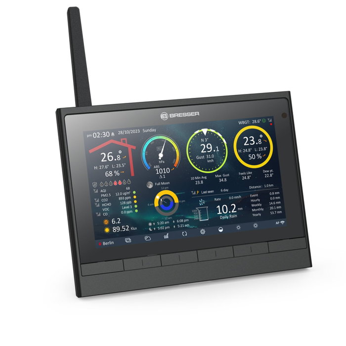 Bresser Wetter Center 9-in-1 MeteoChamp HD WLAN