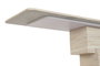 DKD Home Decor - Consola Moderna de Granito y MDF, Beige, 150 cm de Ancho x 40 cm de Largo x 70 cm de Alto, Desmontable