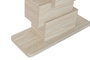 DKD Home Decor - Consola Moderna de Granito y MDF, Beige, 150 cm de Ancho x 40 cm de Largo x 70 cm de Alto, Desmontable