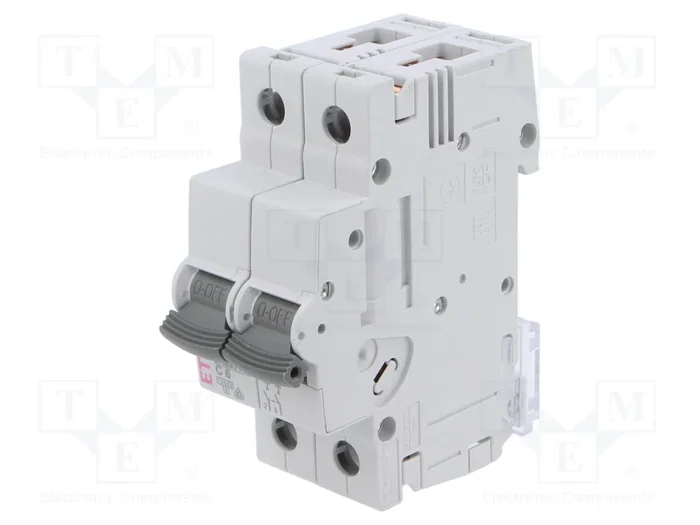 ETI POLAM Interruptor magnetotérmico ETIMAT P10 2P C6 6A 10kA ETI POLAM Interruptor magnetotérmico ETIMAT P10 2P C6 6A 10kA