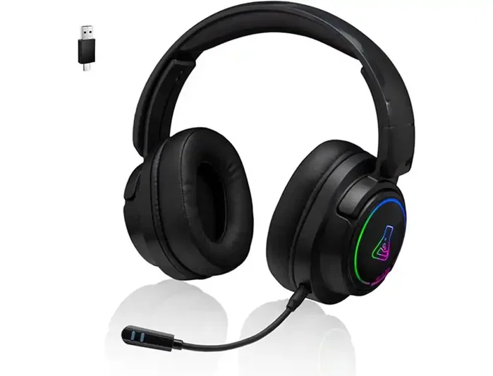 The G-Lab Korp Iridium Auriculares Gaming Inalámbricos Negro RGB The G-Lab Korp Iridium Auriculares Gaming Inalámbricos Negro RGB