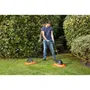 Black & Decker Cortacésped Eléctrico BEMWH551-QS con Colchón Neumático, 30cm, 1200W, 6 Cuchillas