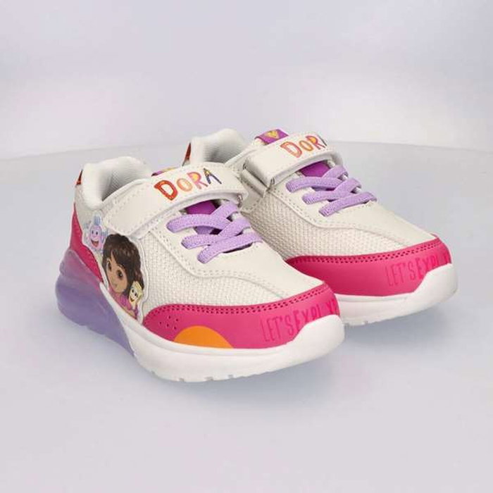 Cerdá Zapatillas Deportivas Dora la Exploradora con Luces - Talla 25