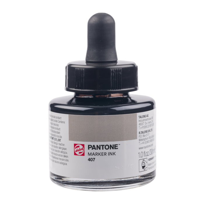 Talens | Pantone Tinta para Marker 30 ml Color 407 Talens | Pantone Tinta para Marker 30 ml Color 407